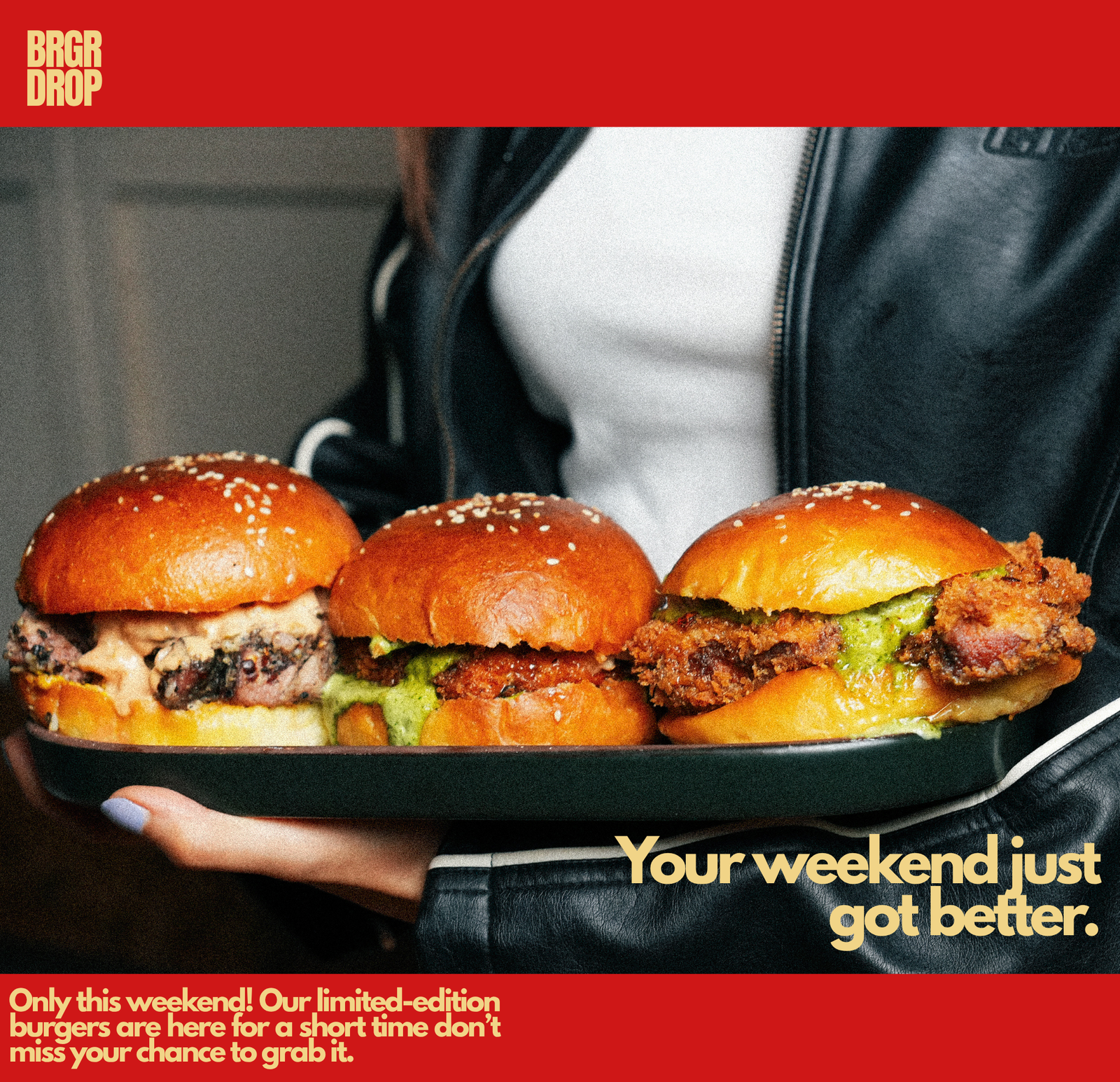 Your weekend just got better — PuKa burger drop